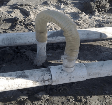 真空井点降水设备真空降水泵降水施工方案之井点管与主管连接